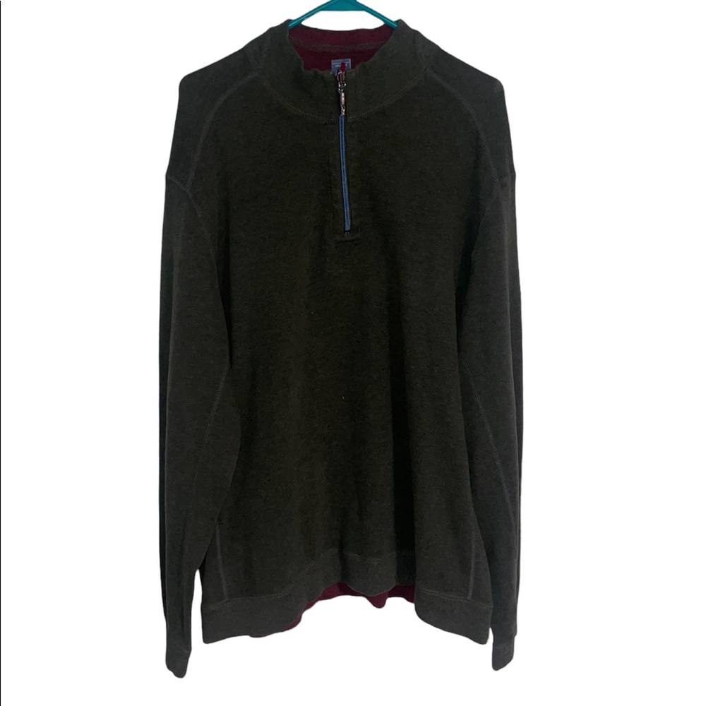 Mens Tommy Bahama XL sweater quarter zip